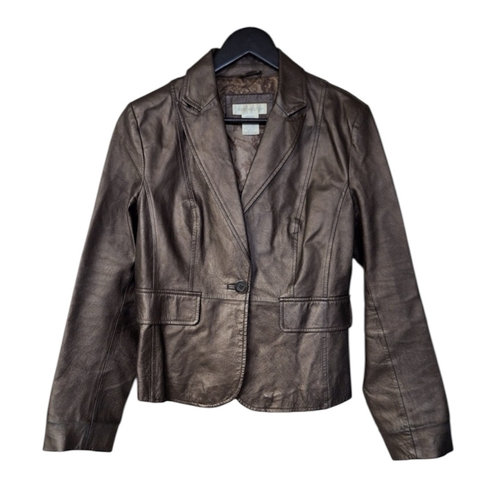 Worthington Brown Leather Jacket